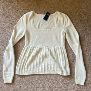 Hollister babydoll sweater                                        New with tags